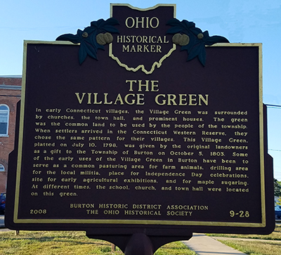 village green sign